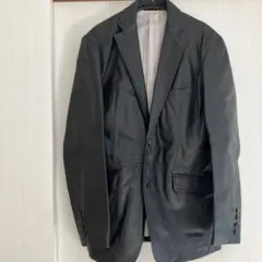 COMME CA ISM レザーブラックジャケット Mのサムネイル