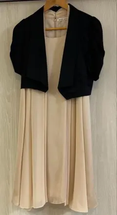 結婚式　ワンピース・ボレロセット