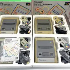【外箱付4台セット】スーパーファミコン 本体 ジャンク まとめ売り メンテナンス