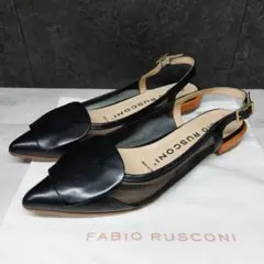 FABIO RUSCONI メッシュ フラットシューズ 35 バックストラップのサムネイル