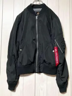 美品 ALPHA INDUSTRIES MA-1 フライトジャケット 黒 Mのサムネイル