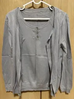 ニットベスト・カーディガン　セット