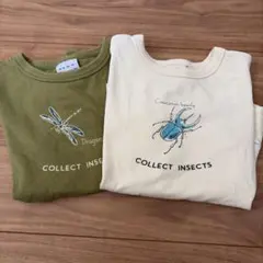 2枚セット　 UNDER OUTGEAR 昆虫デザイン Tシャツ 120cm