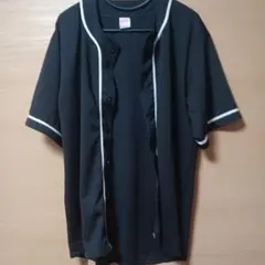 United Athle ベースボールシャツ XL 黒のサムネイル