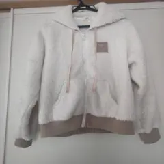 ALGY フリースジャケット フード付き