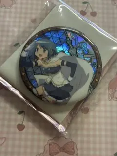 魔法少女まどかマギカ 缶バッジ 鹿目まどか 佐倉杏子 パジャマ