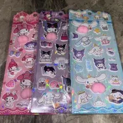 マイメロディ・リトルツインスターズ・ハローキティ シールセット