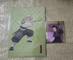 アニプレックスオンラインくじ 鬼滅の刃 クリア色紙 不死川玄弥 クリアファイル