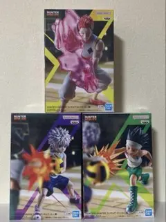HUNTER×HUNTER G.I.編　 ゴン　キルア　ヒソカ　フィギュア　3体