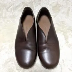 アダムエロペ✨CESSE スリッポン ブラウン レザー 41 フラットシューズ 