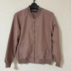 ピンク 薄手ブルゾン MA-1