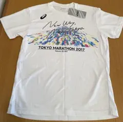 asics TOKYO MARATHON 2017 Tシャツ メンズ　Lのサムネイル