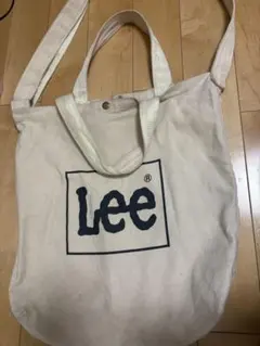 い*お様 Lee ロゴ入り ショルダーバッグ クリーム色