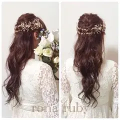 ウェディング ヘッド ドレス ブライダル ヘア アクセサリー