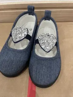 Petit main バレエシューズ 14.0 ネイビー