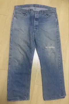 Levi’s 501 66前期 赤耳 ボタン裏6 W40 シングル ビッグサイズ