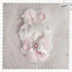 うさぎ耳ぬい服　10cm用　ピンク　立ち耳