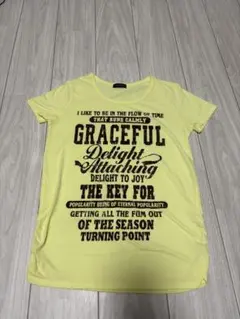 CANDY CANE Tシャツ イエロー