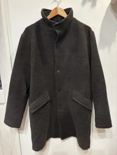 メンズ　千鳥格子チェスターコート　Lサイズ