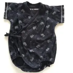 【コムサイズム】甚平 ロンパース 80