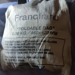 Francfranc 折りたたみエコバッグ 460×420 mm