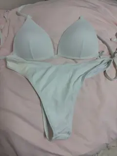 ホワイト ビキニ セパレート水着 XS