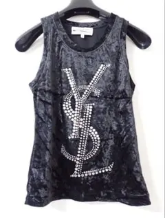 Yves Saint Laurent ベロア ベルベット タンクトップのサムネイル