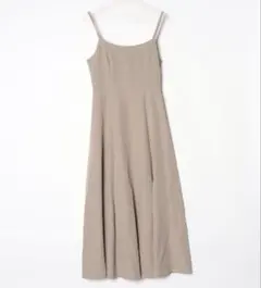 SNIDEL キャミワンピース フレア ロングワンピ アイボリー　スナイデル