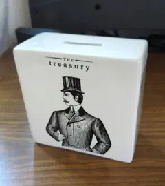 THE TREASURY 貯金箱 陶器製 アンティーク調のサムネイル