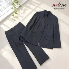 n♡line by nozomi シルク混 ストレッチ パンツスーツ 11号のサムネイル