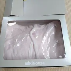 miki house フード付きポンチョ ピンク