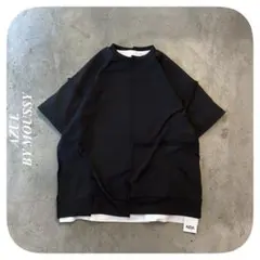 アズール バイ マウジー AZUL BY MOUSSY パッチワーク Tシャツ