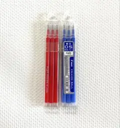 PILOT フリクションボールペン替え芯 0.5mm 赤青 3本×各1箱