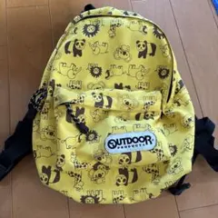 outdoor キッズ　リュック　イエロー　アニマルのサムネイル