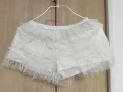 ジェラートピケ　gelatopique フリルショートパンツ