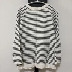 ユナイテッドアローズ ビューティアンドユース ボーダー 長袖 Ｌ