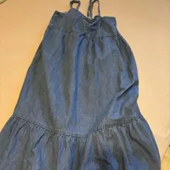 earth music&ecology デニムロングキャミワンピース