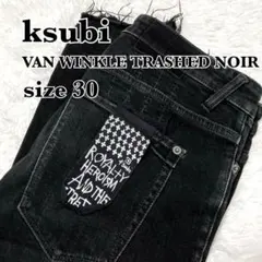 ksubi VAN WINKLE TRASHED NOIR 30 BLACKのサムネイル