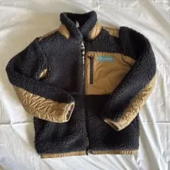 Columbia フリースジャケット 黒/ベージュ　リバーシブル