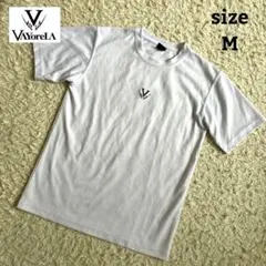 VAYoreLA　バスケットボール　半袖Tシャツ　ワンポイント　白　M　ホワイト