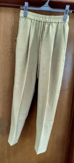 アーバンリサーチ ベージュ スラックス ウエストゴム 36