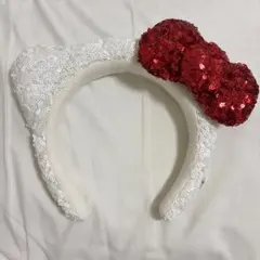 USJ ハローキティ　カチューシャ　スパンコール