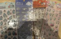 【正規品】　サンリオ　ぷくっとシール　 4シートセット　ホログラム　cando
