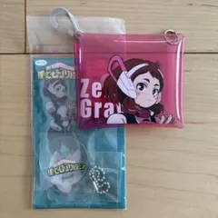 【ヒロアカ】麗日お茶子 クリアコインケース＋アクスタ 2点セット