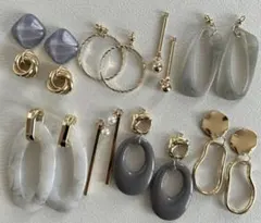 ハンドメイドピアス8点セット　まとめ売り