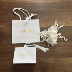 Dior ショップ袋 大小セット