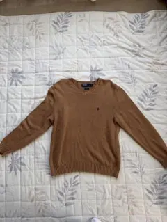 Polo by Ralph Lauren Vネック ニット ブラウン Lのサムネイル