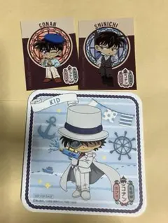コナンカフェ ドリンク注文特典 コースター 江戸川コナン 怪盗キッド
