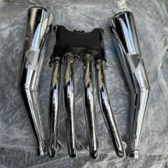 XJR1200 4KG 純正フルエキゾーストマフラー エキパイ サイレンサー