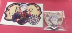 にじさんじ Rose Valentine ハート缶バッジ　特典　不破湊